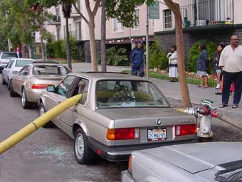 car hydrant