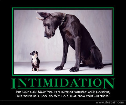 intimidation