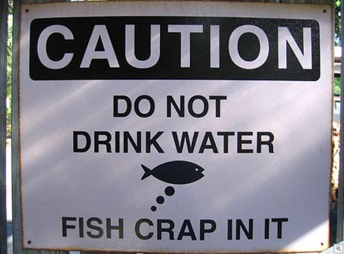 Don’t drink the water