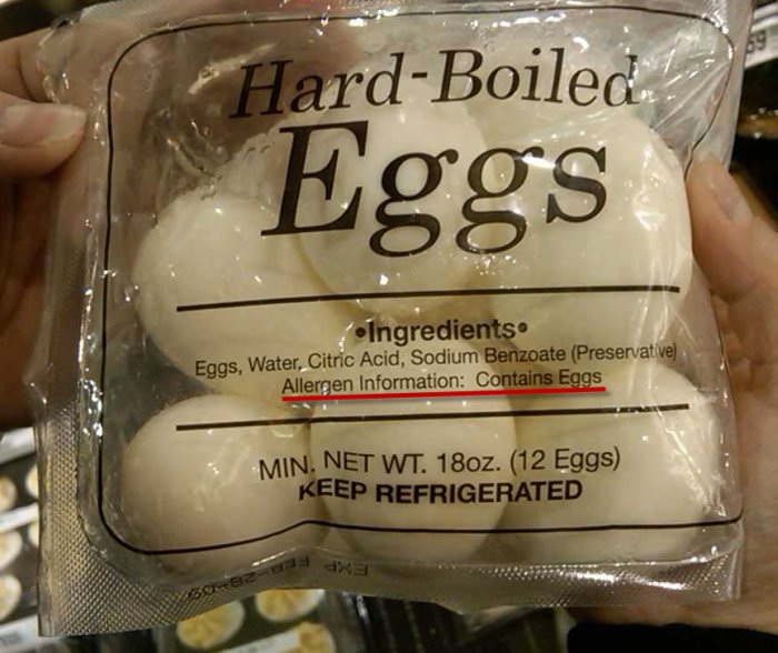 allergic to eggs