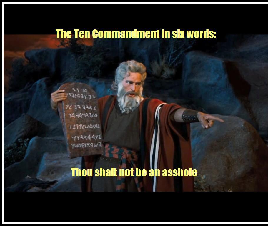 10 commandments lite