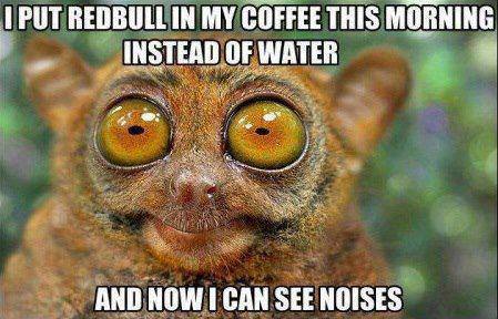 redbull and coffee